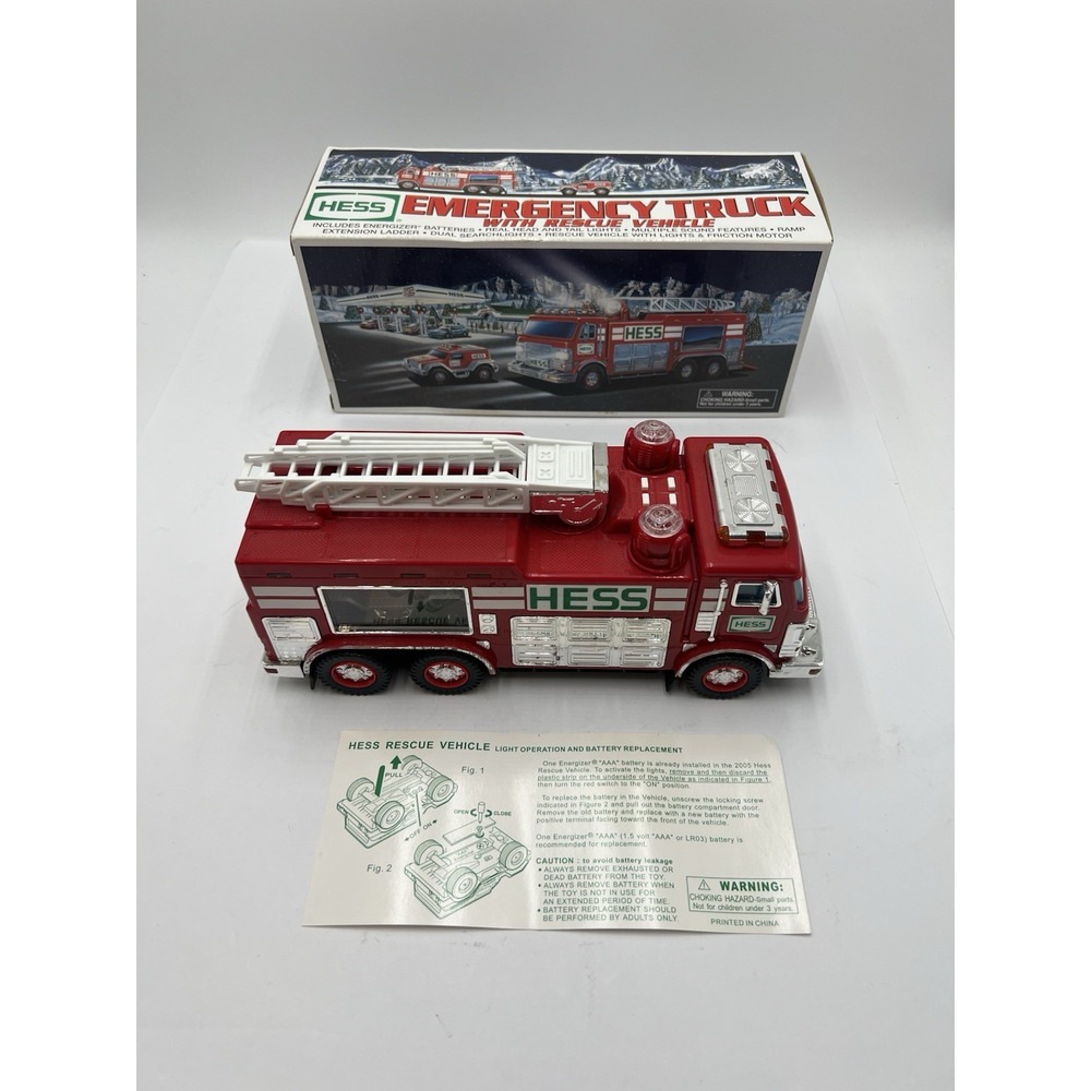 Hess 2005 Emergency Truck With Rescue Vehicle - N128